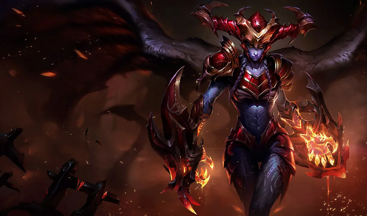 Shyvana splash art